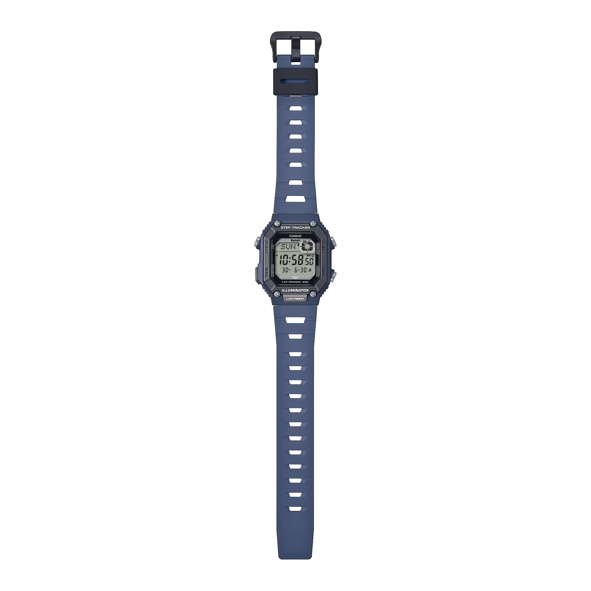Casio Men's Watch WS-B1000-2A Quartz Digital Blue Black