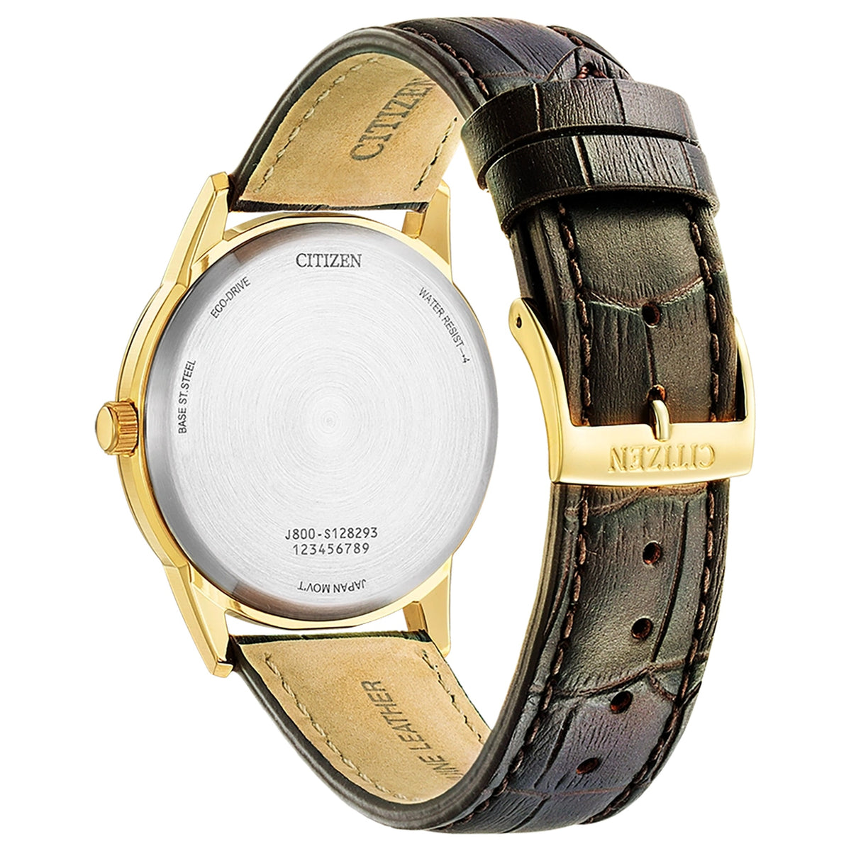 Montre Citizen AW0102-13AC Eco-Drive 40mm Cuir Ivoire Homme