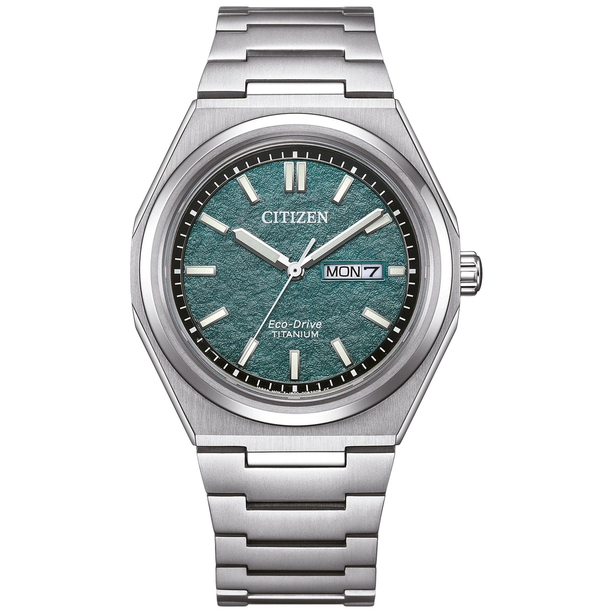Montre Citizen AW0130-85XC Eco-Drive 39.5mm Super Titanium Vert Homme