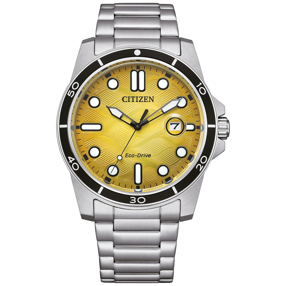Montre Citizen AW1816-89X Eco-Drive 41.5mm Jaune Homme