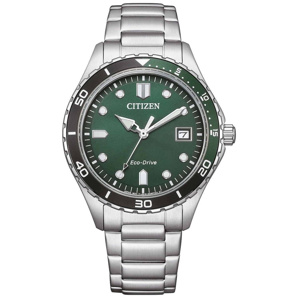 Montre Citizen AW1828-80X Eco-Drive 36.8mm Vert Homme