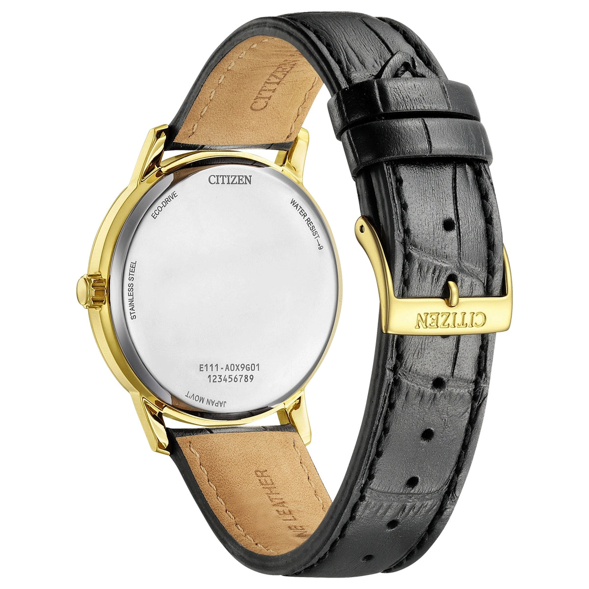 Montre Citizen BM6756-01A Eco-Drive 40mm Cuir Argenté Homme