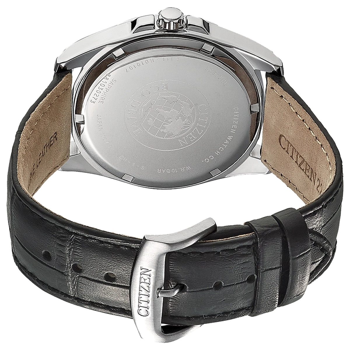 Montre Citizen BM7108-14E Eco-Drive 41mm Cuir Noir Homme