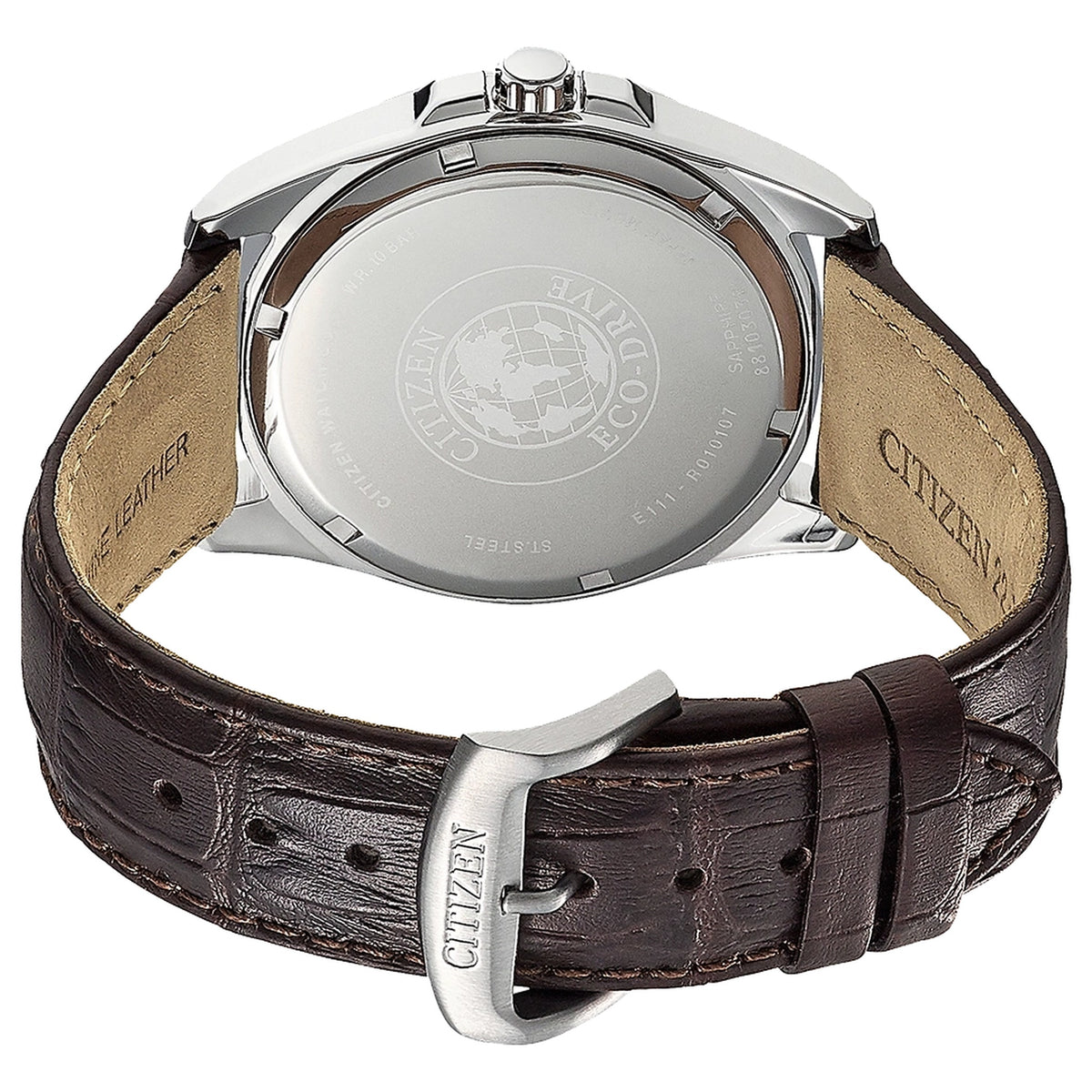 Montre Citizen BM7108-22L Eco-Drive 41mm Cuir Bleu Homme
