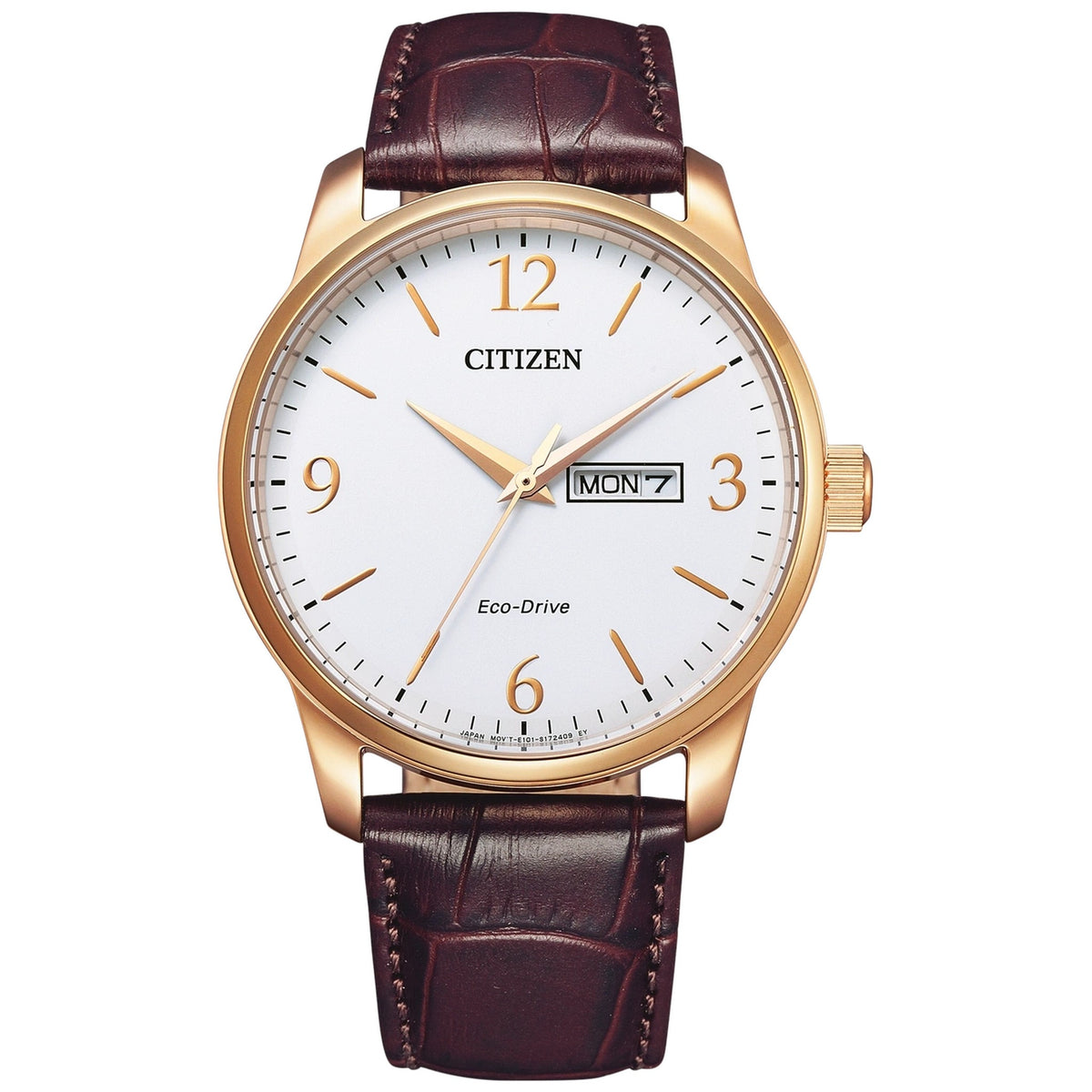 Montre Citizen BM8553-16AE Eco-Drive 41.8mm Cuir Blanc Homme