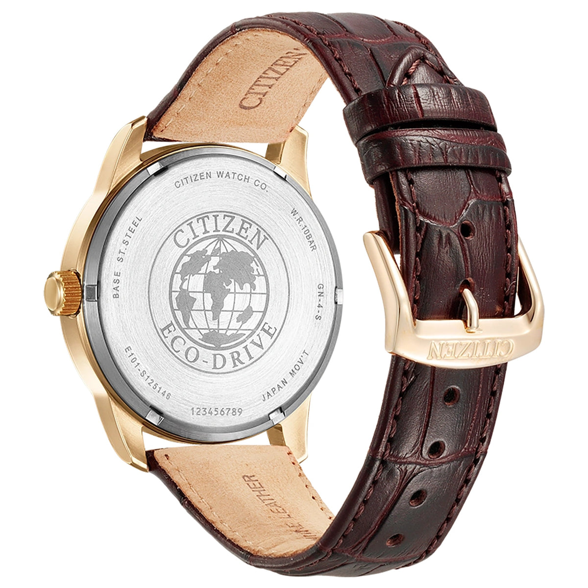 Montre Citizen BM8553-16AE Eco-Drive 41.8mm Cuir Blanc Homme