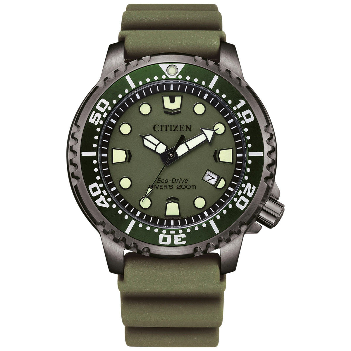 Montre Citizen BN0157-11X Eco-Drive 44mm Vert Homme
