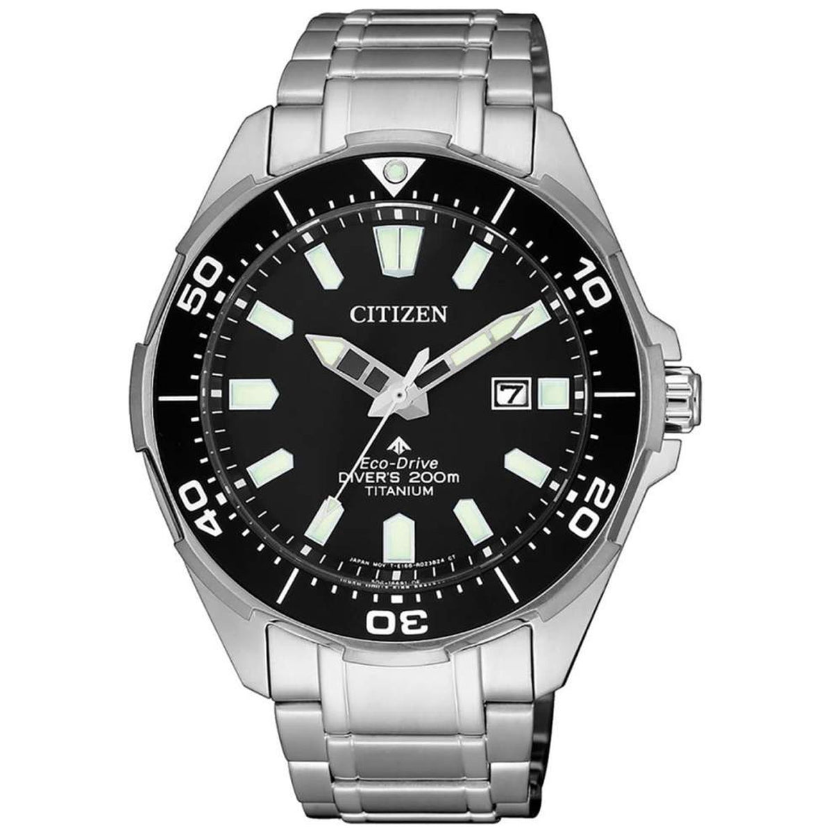 Montre Citizen BN0200-81E Eco-Drive 44mm Super Titanium Noir Homme