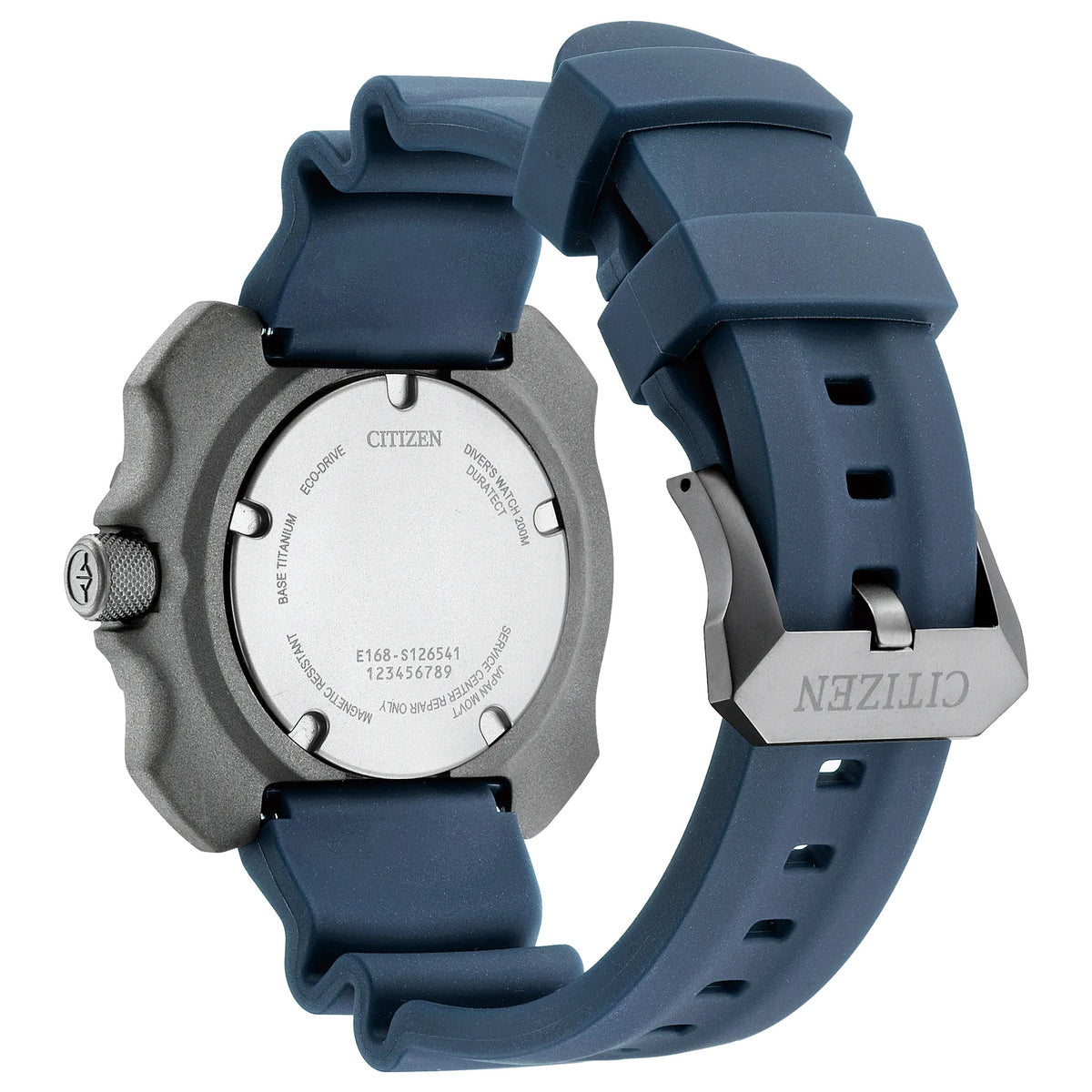 Citizen BN0227-09L Eco-Drive 45,8 mm Super Titanium Blauw Herenhorloge