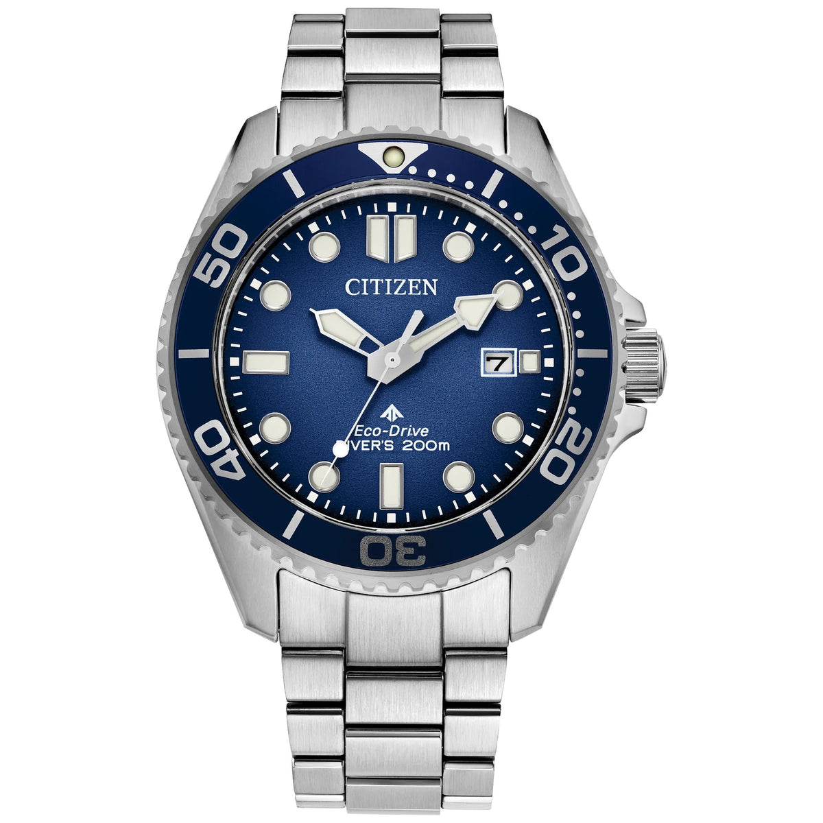Montre Citizen BN0260-54L Eco-Drive 40.55mm Bleu Homme
