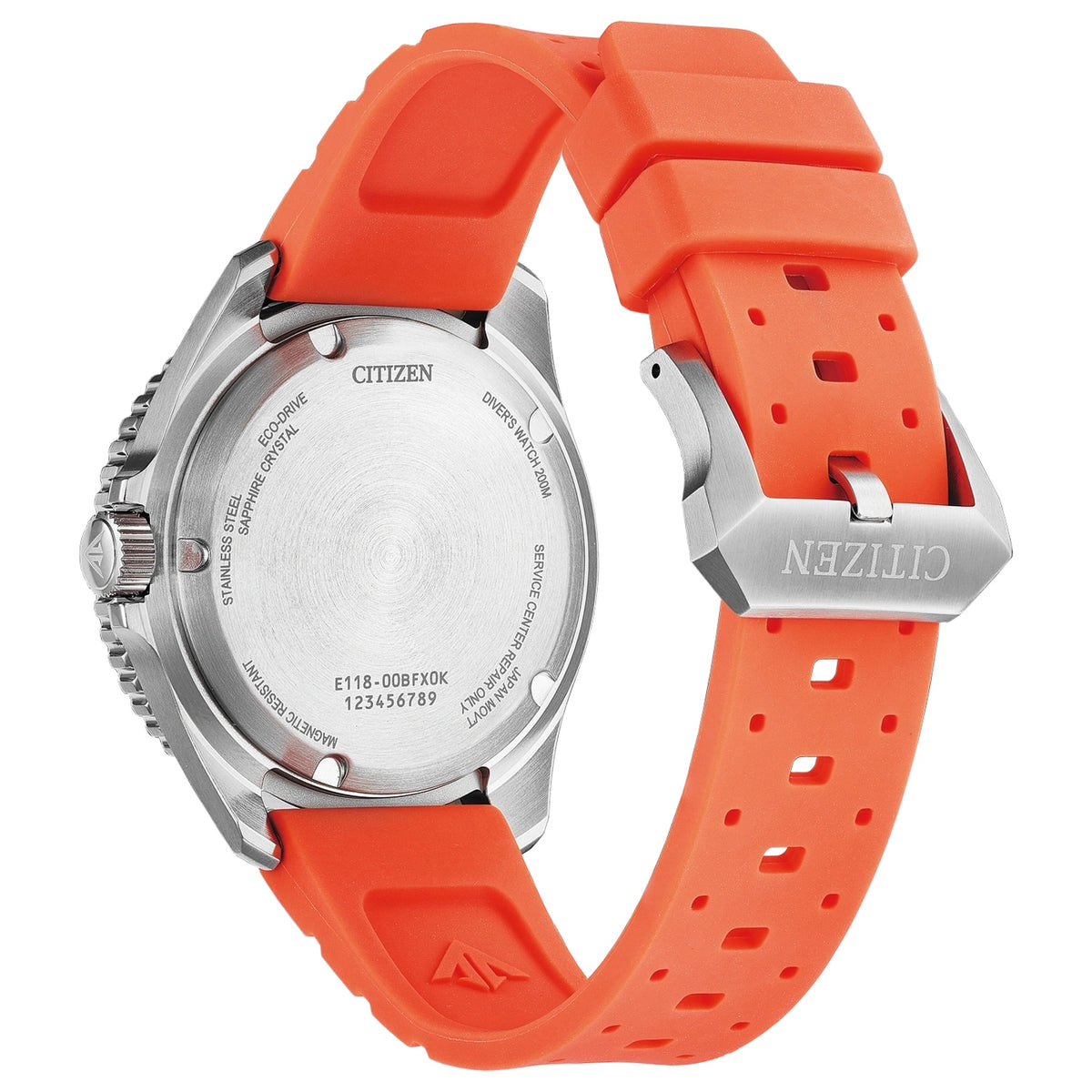 Montre Citizen BN0268-01E Promaster Dive Eco-Drive 40.6mm Orange Homme