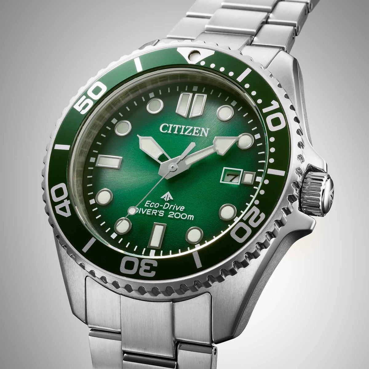 Reloj Citizen BN0269-50W Eco-Drive 40.55mm Verde Hombre