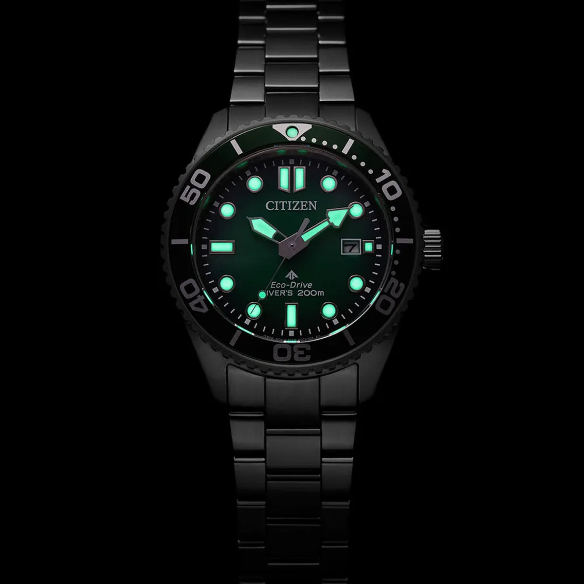 Reloj Citizen BN0269-50W Eco-Drive 40.55mm Verde Hombre