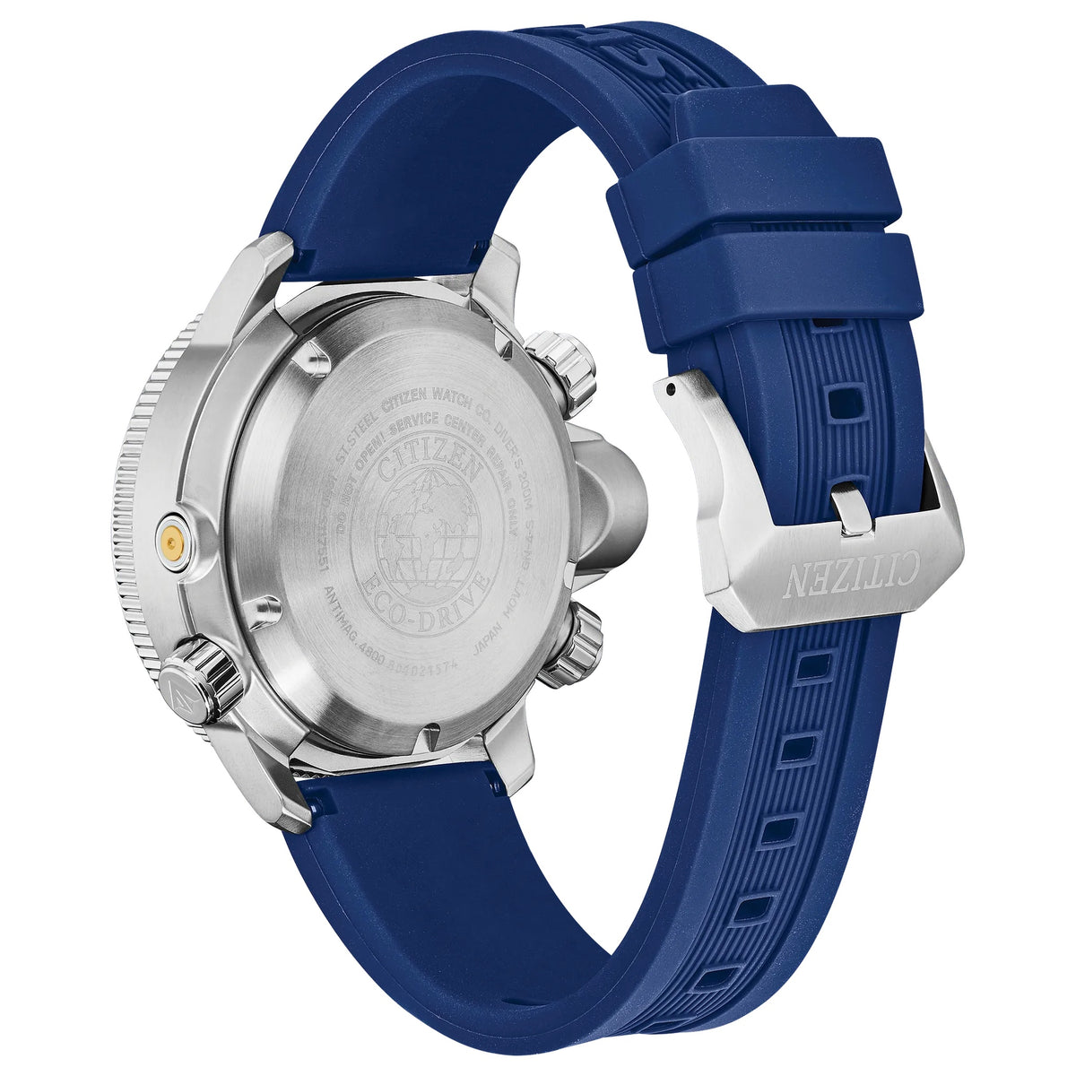Relógio Citizen BN2038-01L Aqualand Eco-Drive 46.5mm Azul Homem
