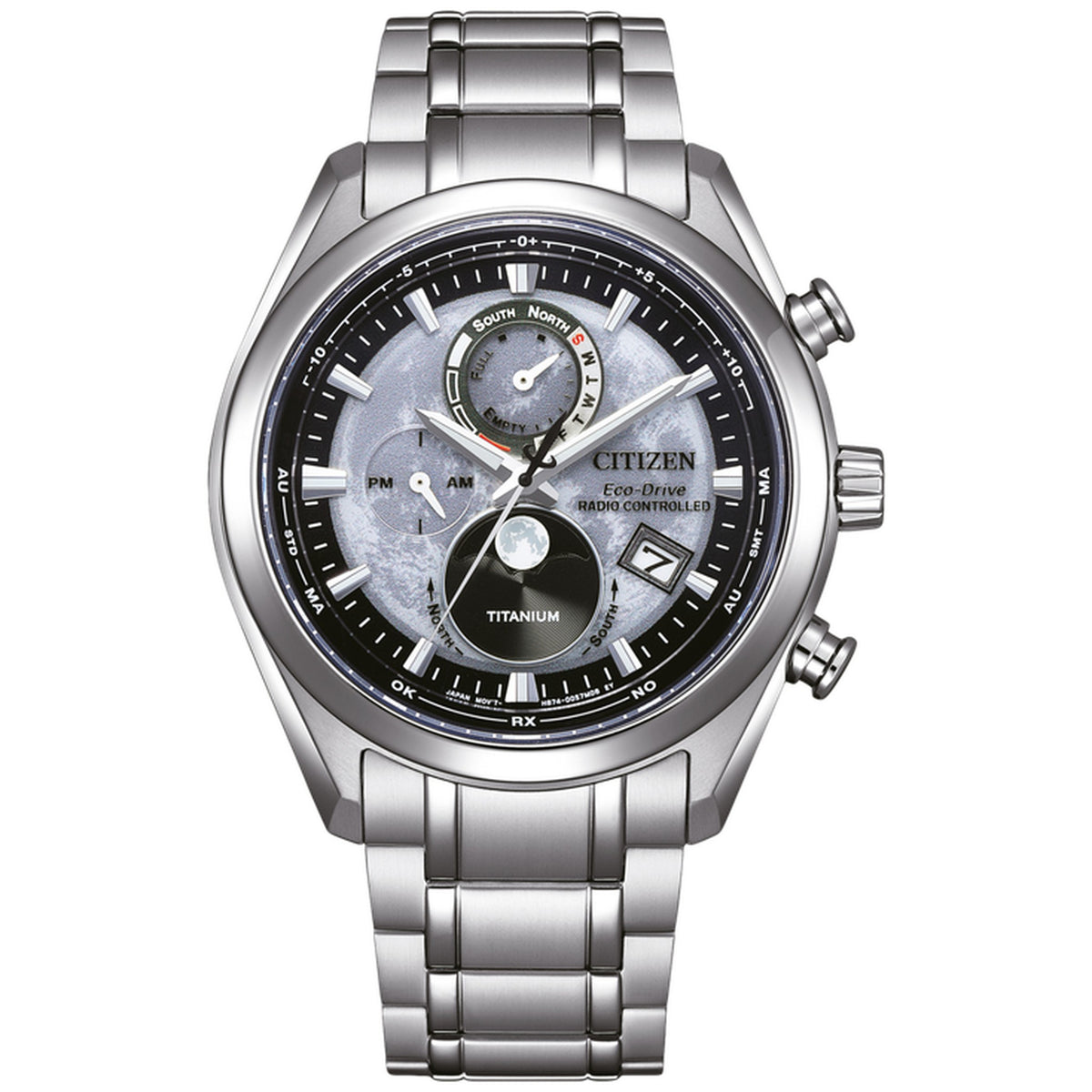 Montre Citizen BY1010-81H Eco-Drive 43mm Super Titanium Gris Homme