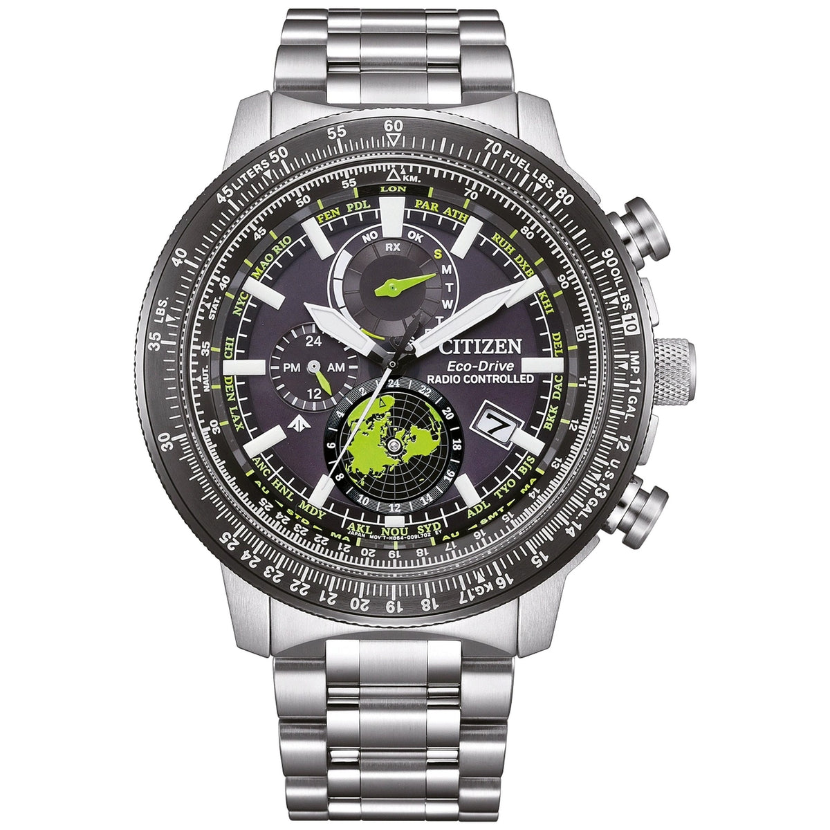 Montre Citizen BY3006-53E Eco-Drive 46mm Noir Homme