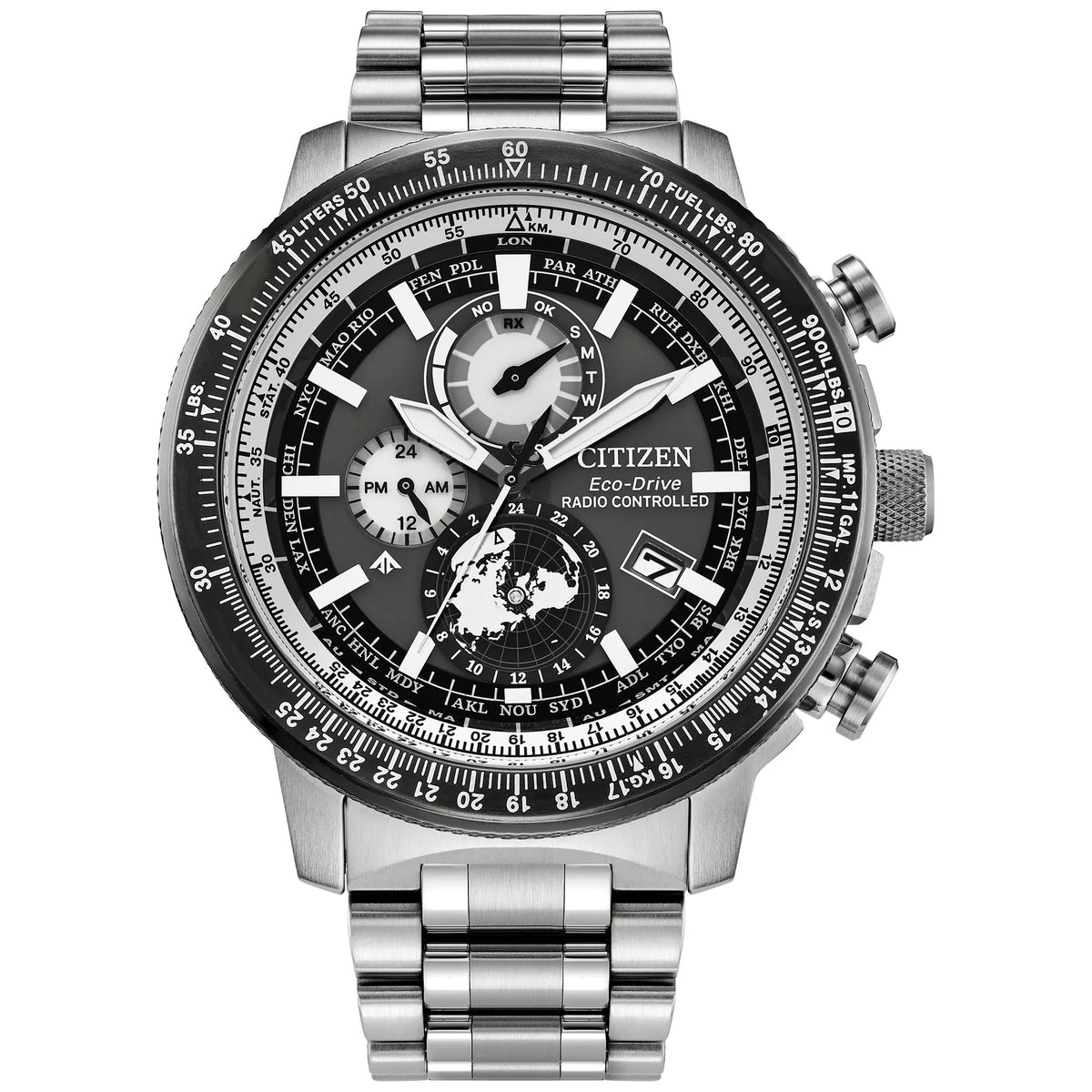 Montre Citizen BY3006-53H Eco-Drive 46mm Noir Homme