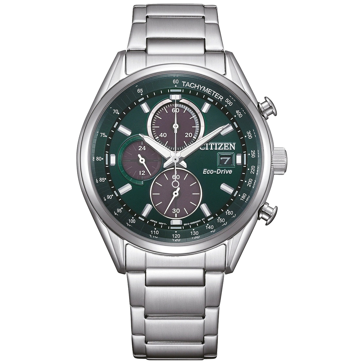 Montre Citizen CA0459-79X Chronographe Eco-Drive 40mm Vert Homme