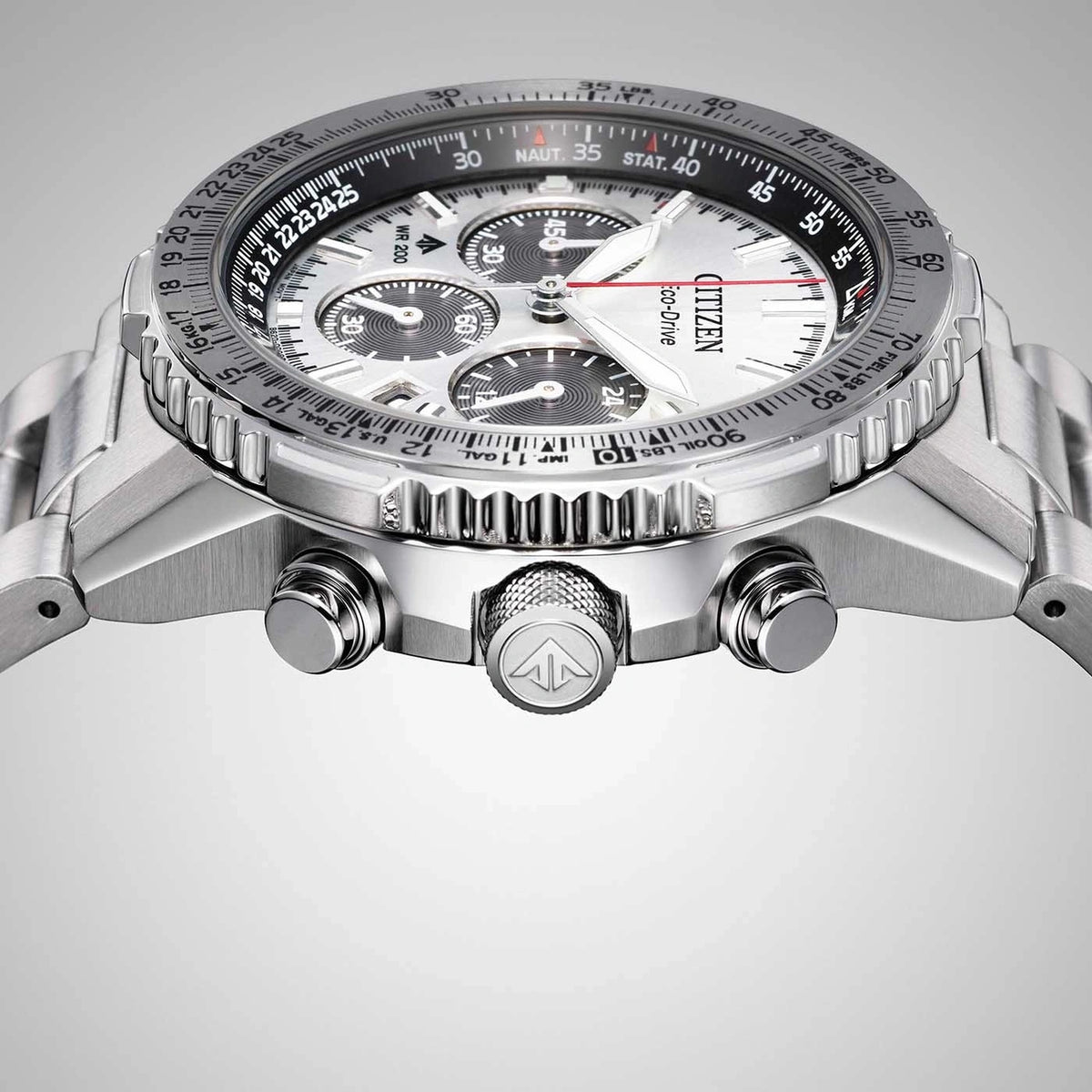 Orologio Citizen Promaster CA4660-61A Sky Cronografo Eco-Drive 39,98 mm Argento Uomo