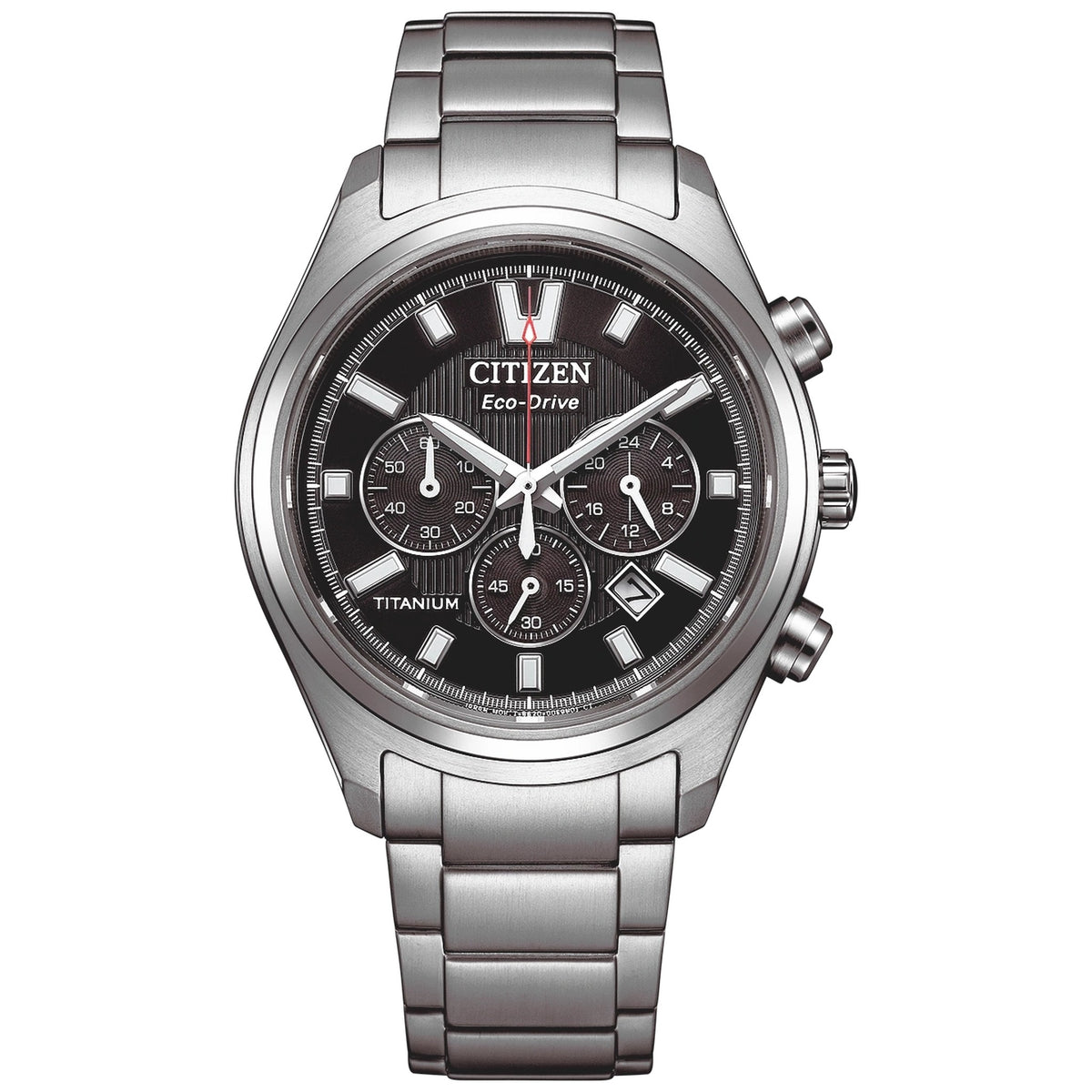 Montre Citizen CA4750-51E Chronographe Eco-Drive 40mm Super Titanium Noir Homme
