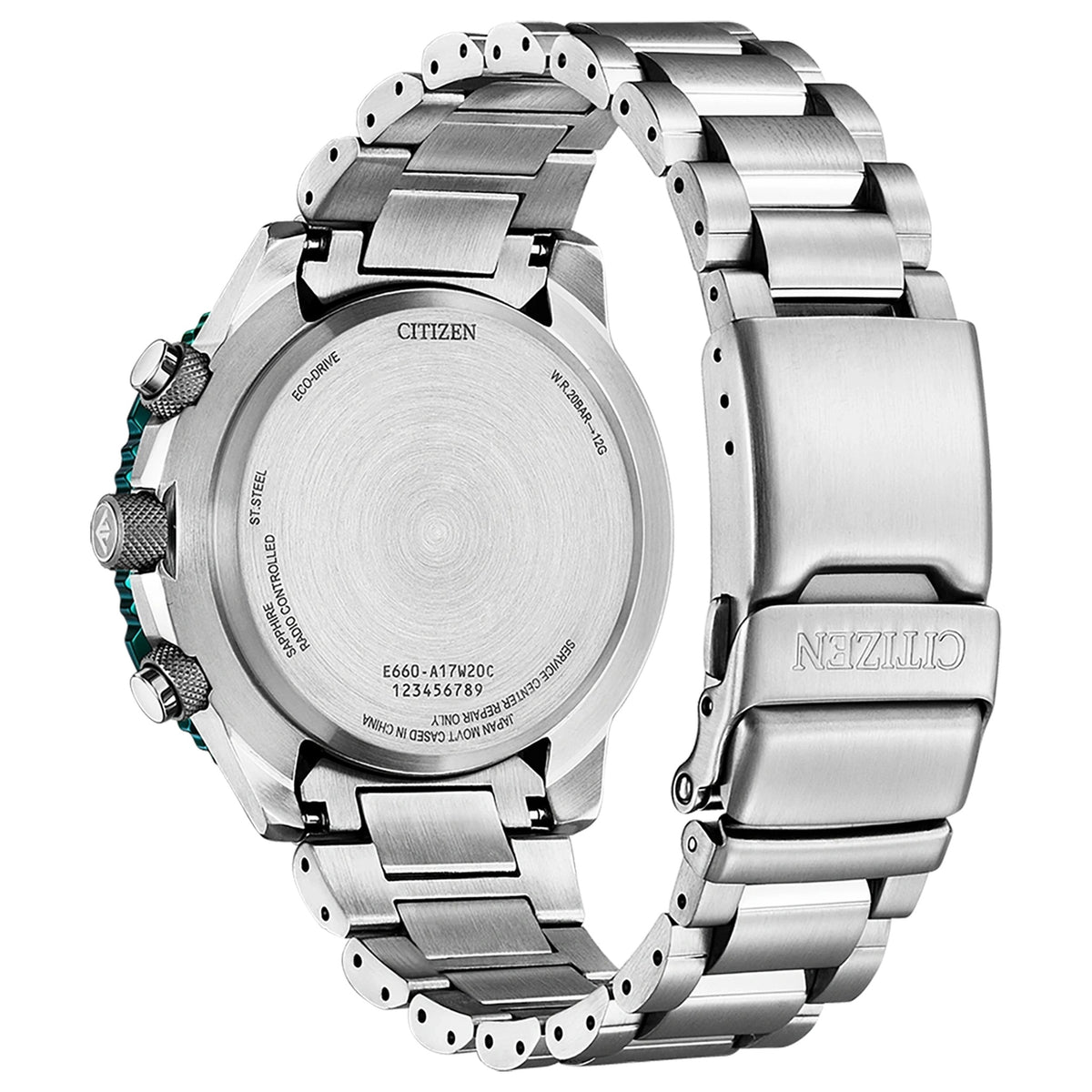 Montre Citizen CB5004-59W Sky Eco-Drive 45.9mm Vert Homme