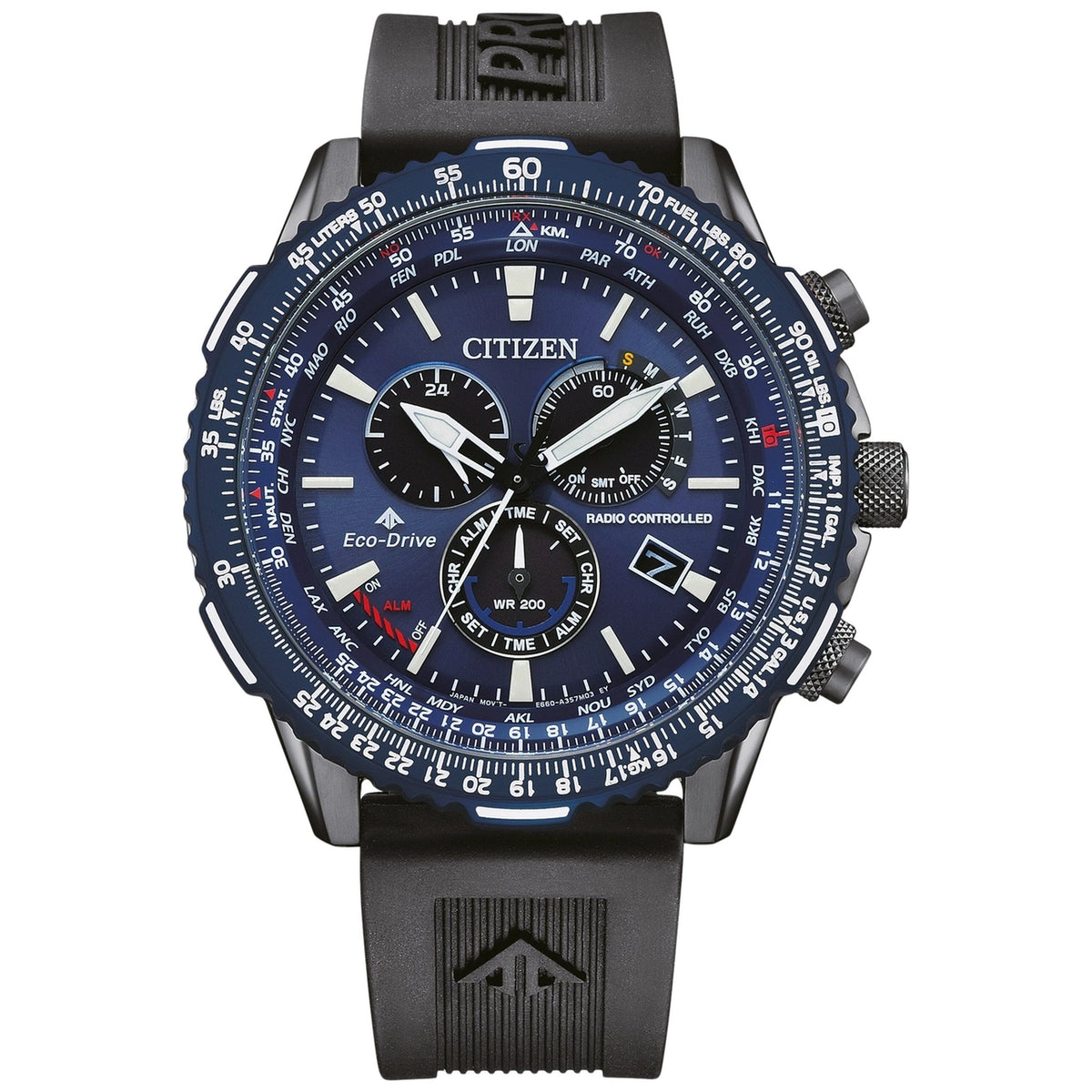 Montre Citizen CB5006-02L Sky Eco-Drive 45.9mm Bleu Homme