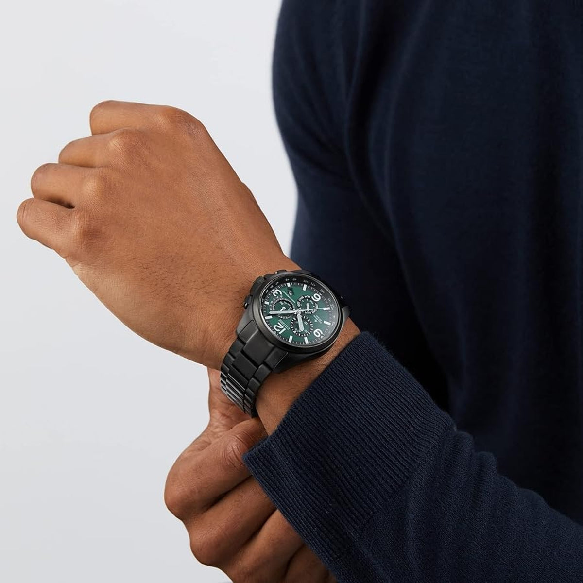 Montre Citizen CB5925-82X Eco-Drive 42.3mm Vert Homme