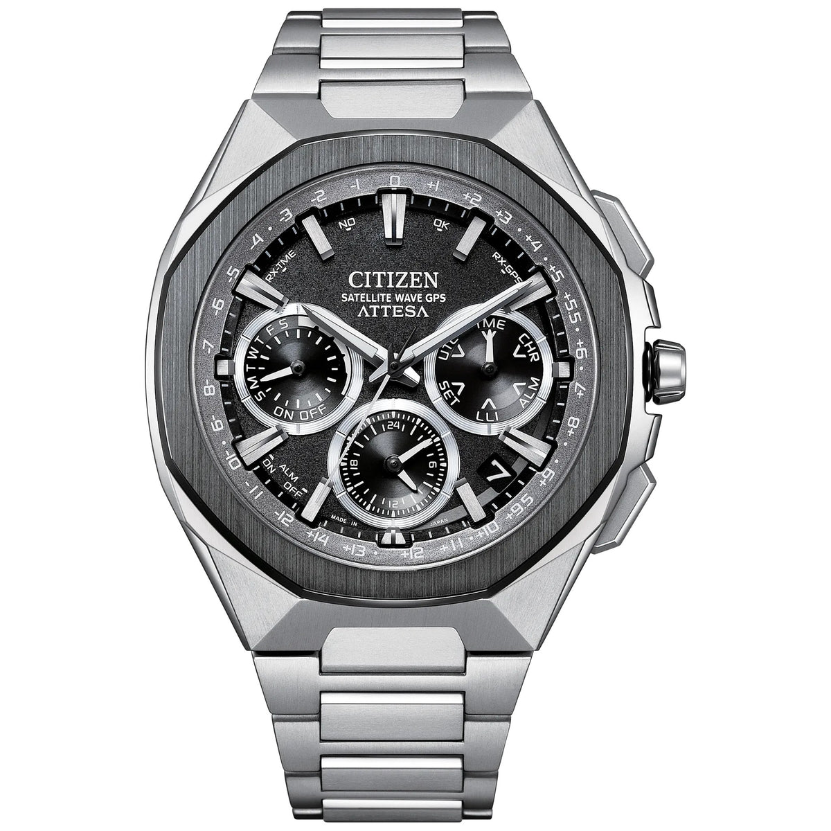 Montre Citizen CC4104-53E Eco-Drive 44mm Super Titanium Noir Homme