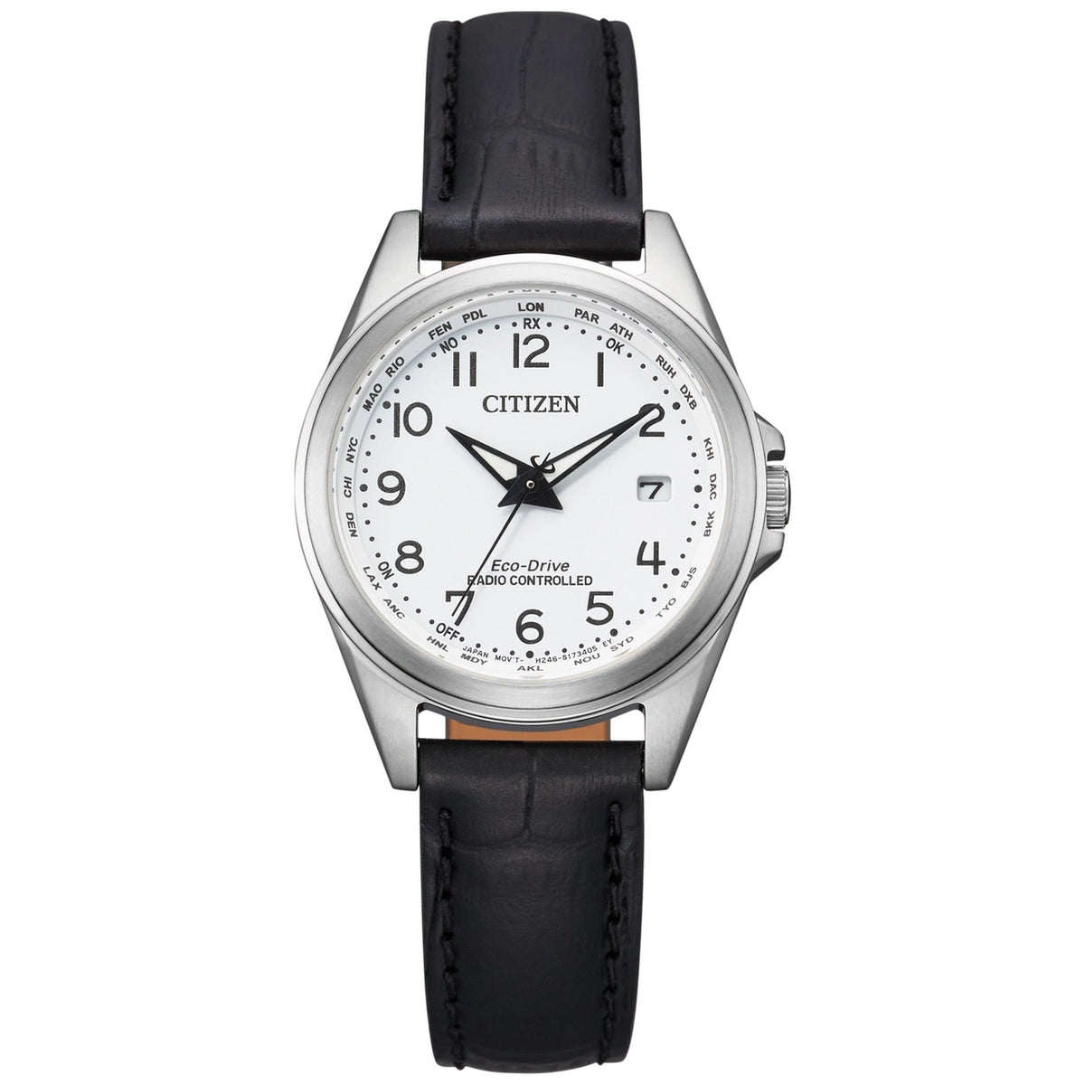 Montre Citizen EC1180-14A Eco-Drive 29.3mm Cuir Blanc Femme