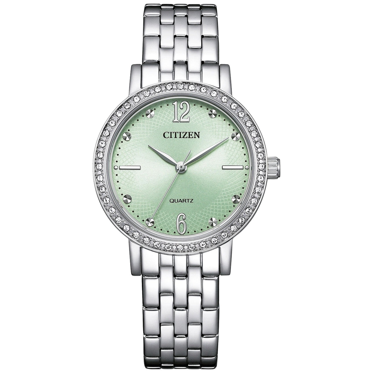 Montre Citizen EL3100-55X Diamants 31.2mm Vert Femme