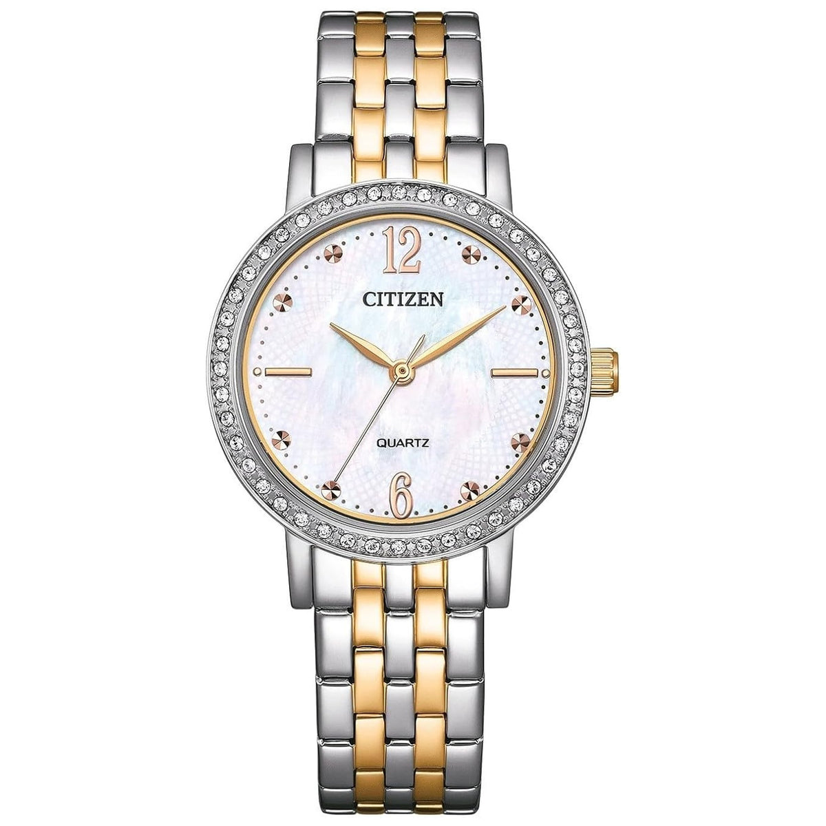 Montre Citizen EL3106-59D Diamants 31.2mm Nacré Femme