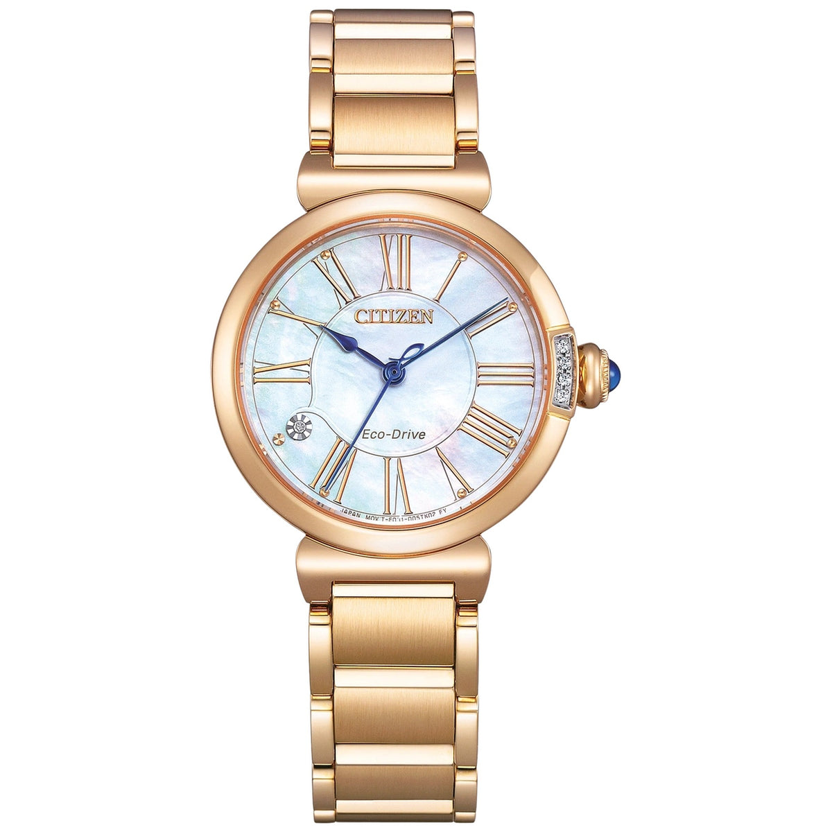 Citizen EM1063-89D Eco-Drive Damenuhr 29,5 mm Perlmutt