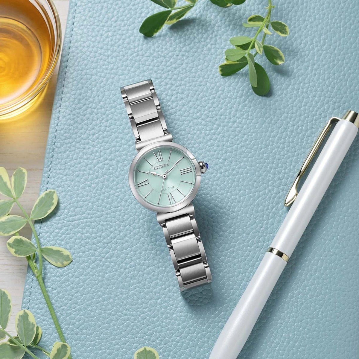 Orologio Citizen EM1070-83L Eco-Drive 29,5 mm Verde Donna