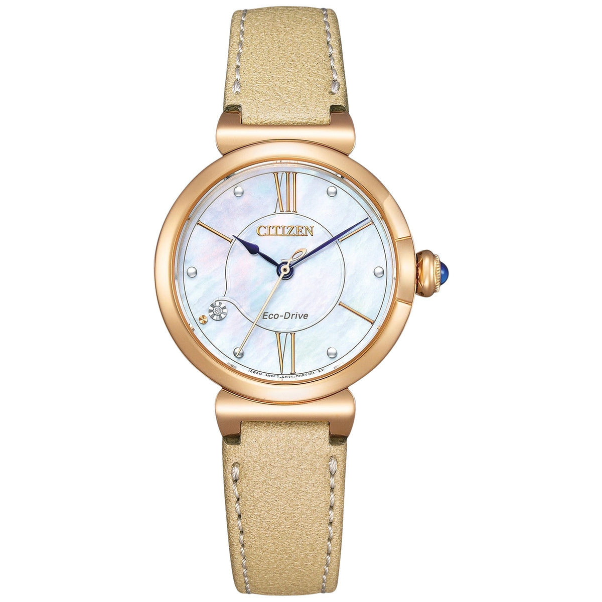 Citizen EM1073-18D Eco-Drive Damenuhr 29,5 mm Perlmutt
