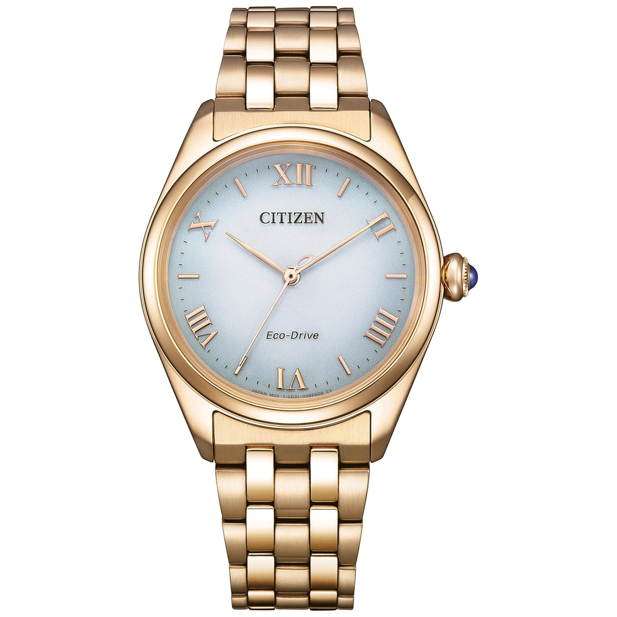 Citizen EM1143-81X Eco-Drive Damenuhr 33mm Grün