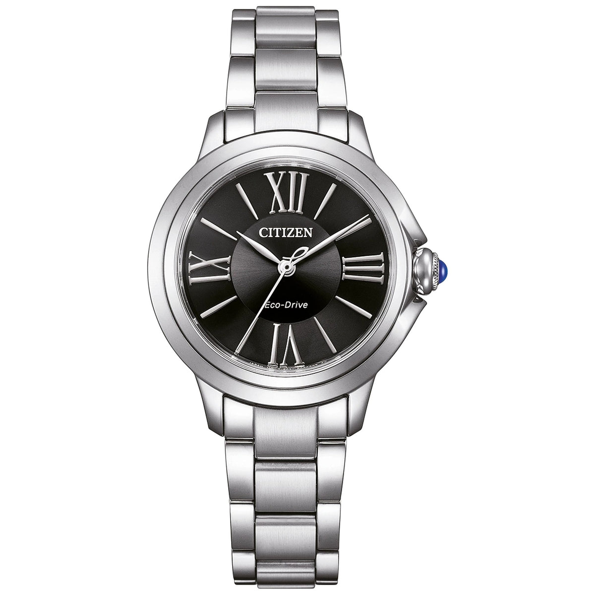 Citizen EM1160-58E Eco-Drive Damenuhr 30,25 mm Schwarz