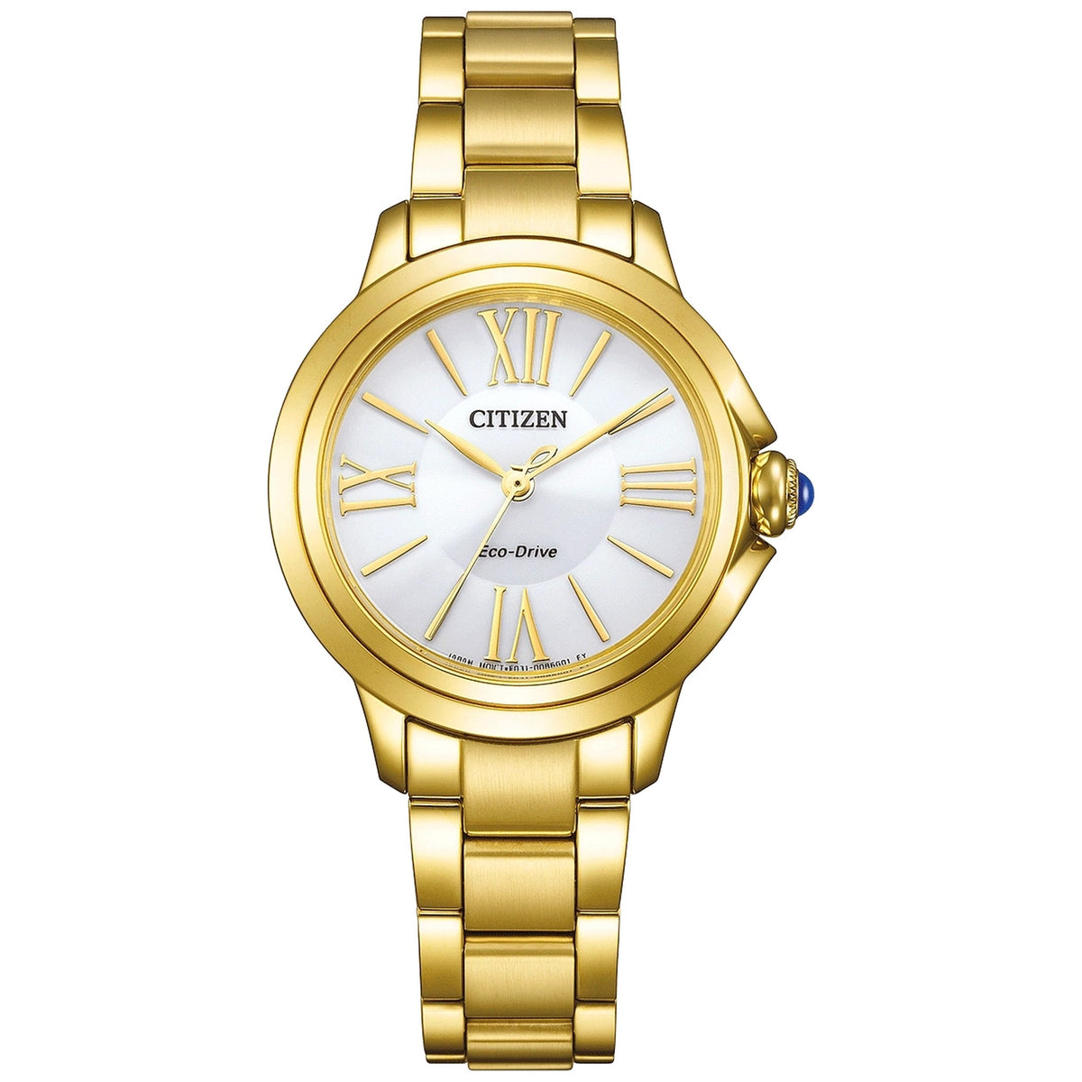 Citizen EM1162-52A Eco-Drive Damenuhr 30,25 mm Weiß