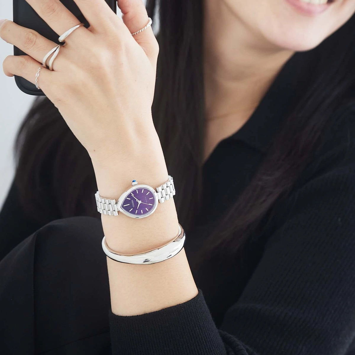Montre Citizen EM1200-55X Eco-Drive 26.2mm Violet Femme