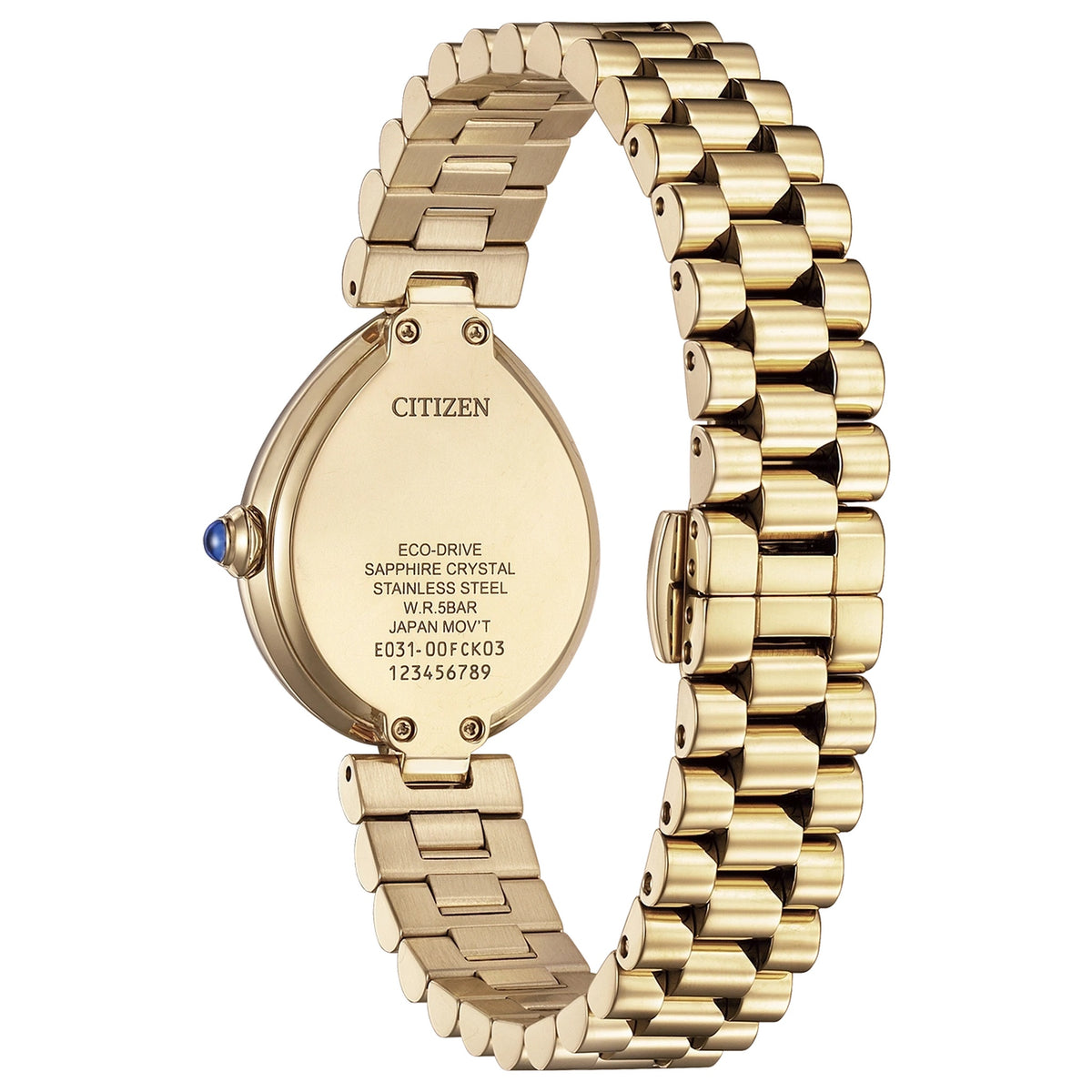 Montre Citizen EM1203-57X Eco-Drive 26.2mm Vert Femme