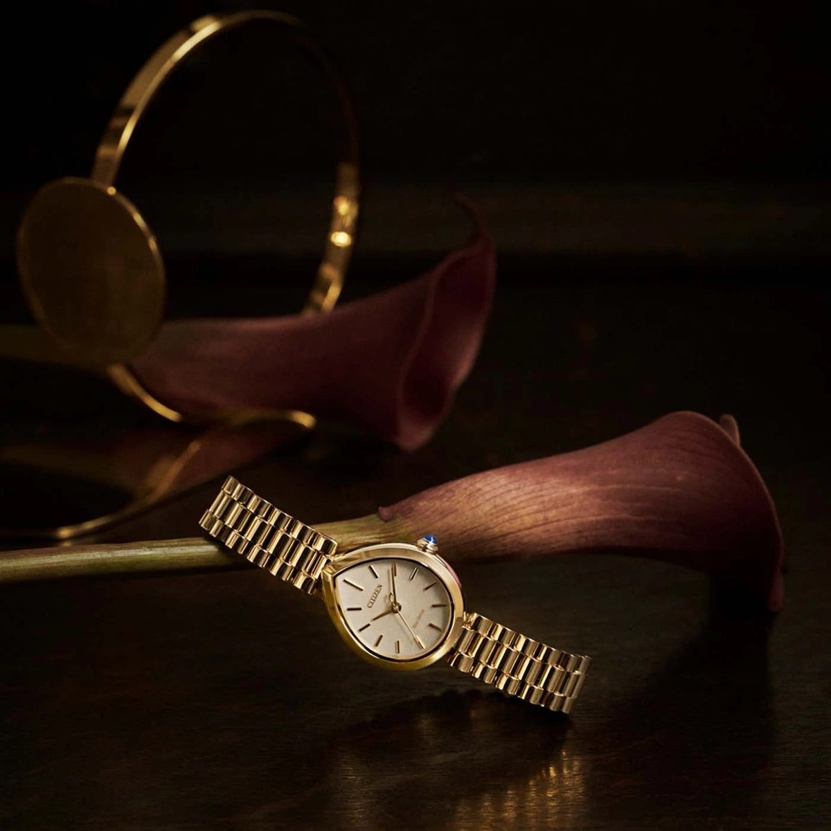 Montre Citizen EM1208-53A Eco-Drive 26.2mm Blanc Femme