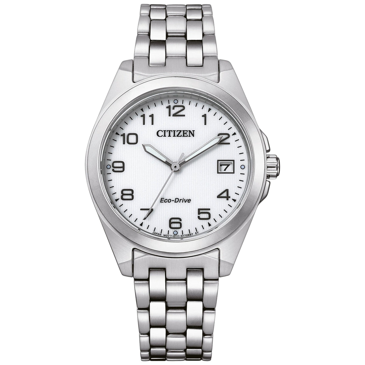 Citizen EO1210-83A Eco-Drive Damenuhr 33,5 mm Weiß