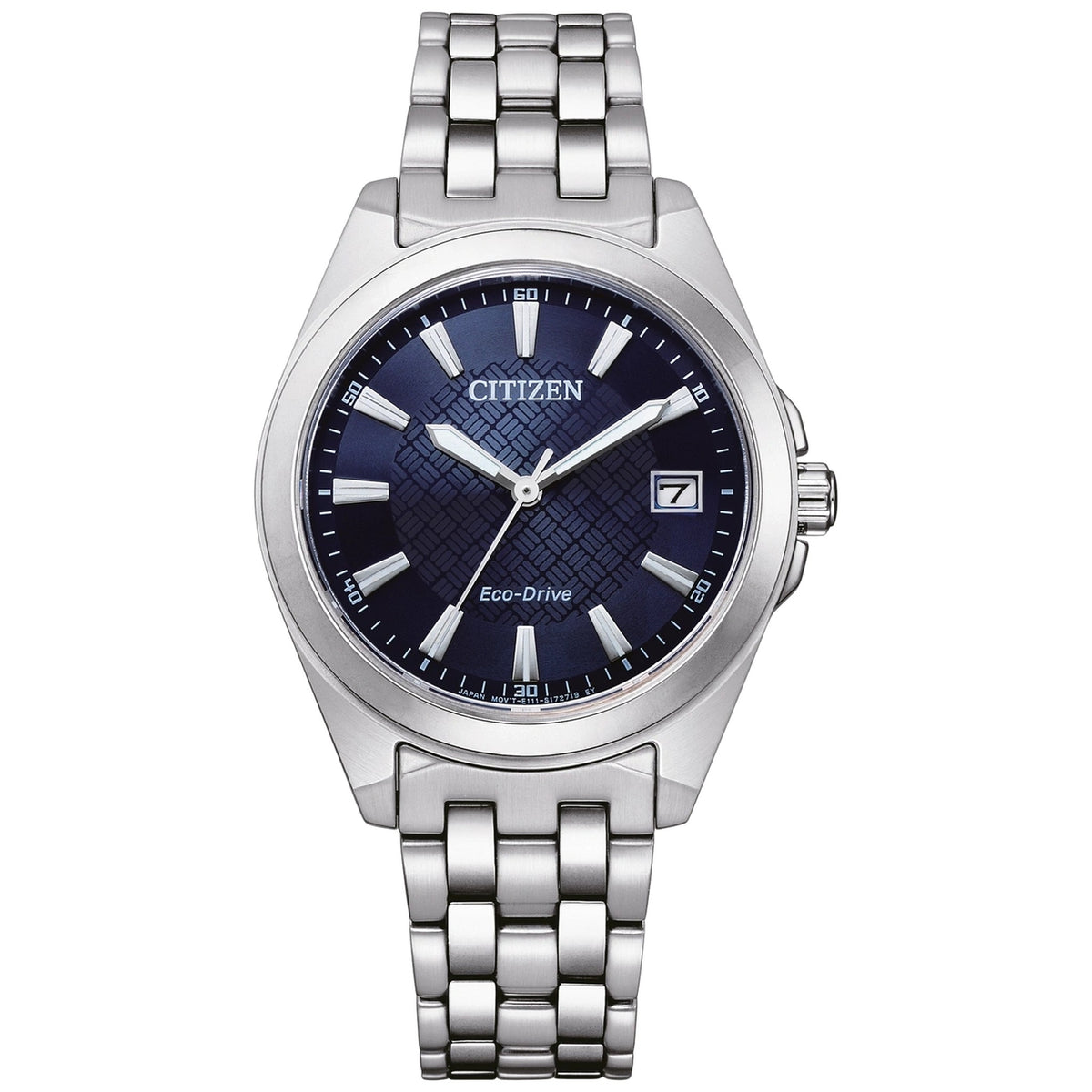 Citizen Eco-Drive Damenuhr EO1210-83L 33,5 mm Blau