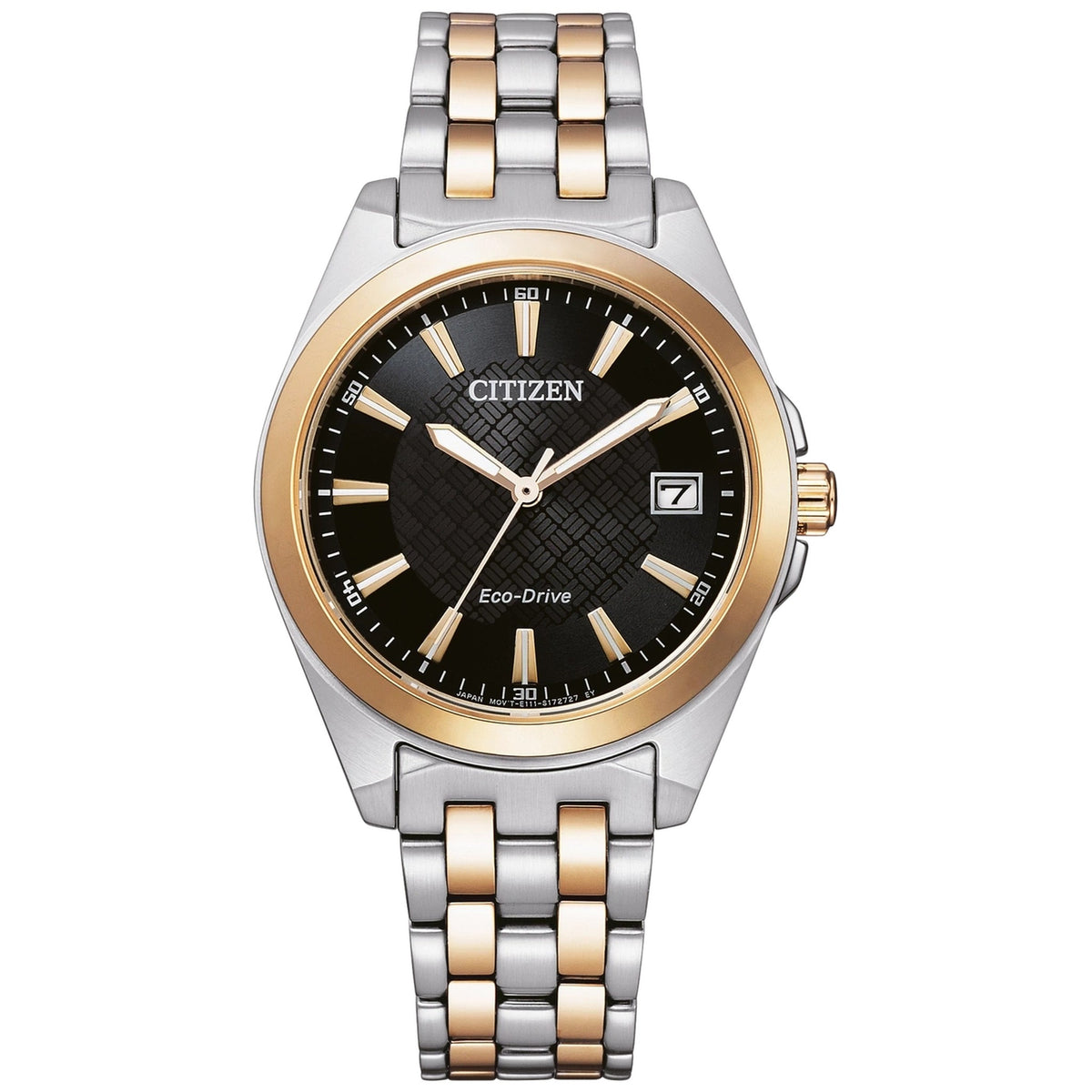 Citizen Damenuhr EO1213-85E Eco-Drive 33,5 mm Schwarz