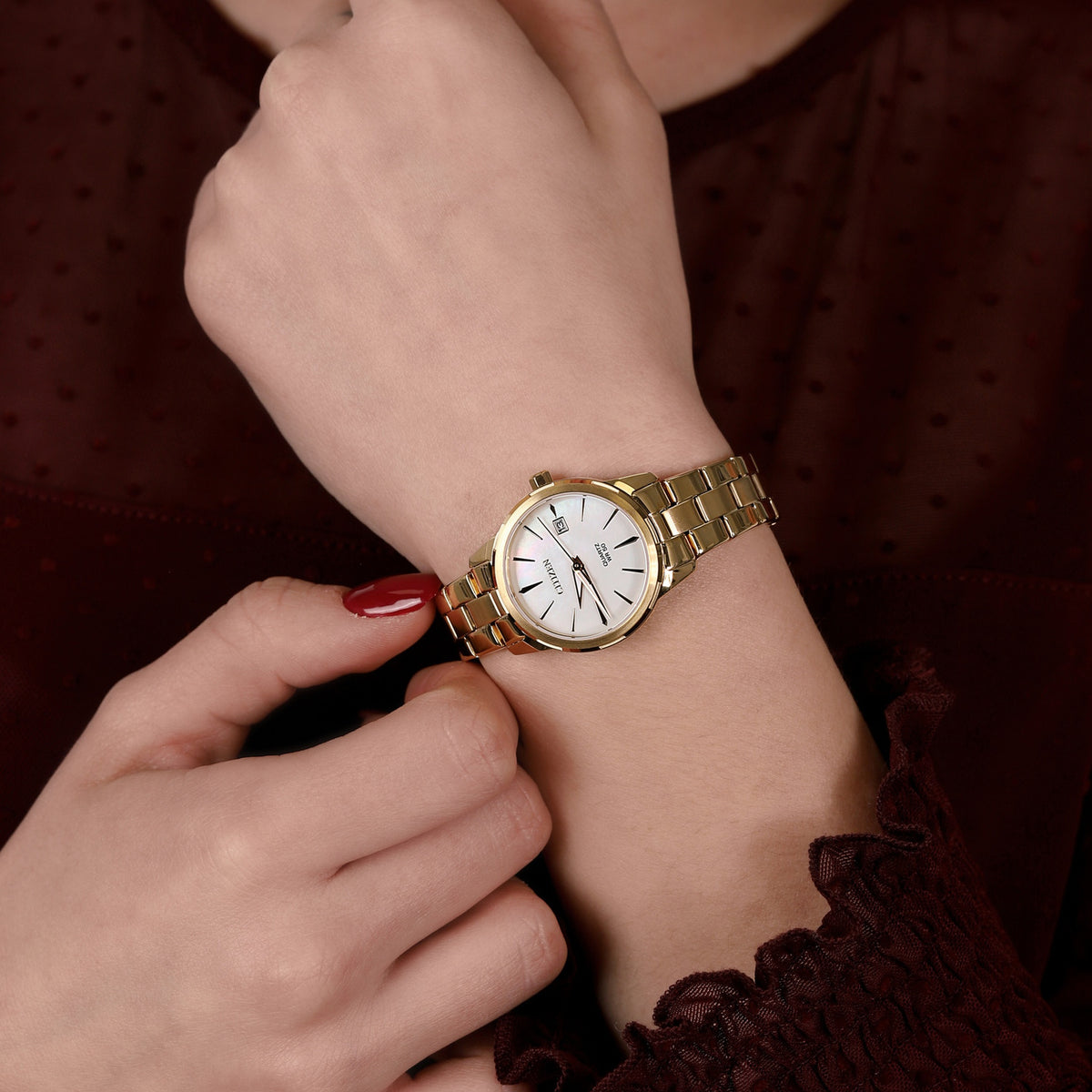 Montre Citizen EU6072-56D 28mm Blanc Femme