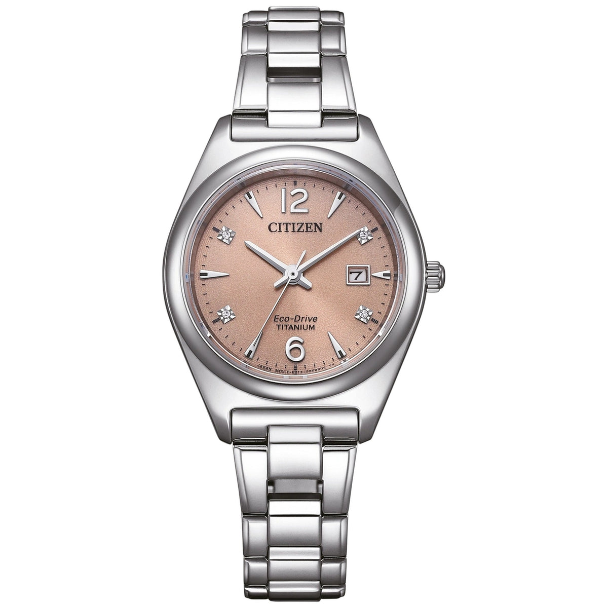 Montre Citizen EW2601-81Z Eco-Drive 37.25mm Super Titanium Marron Femme