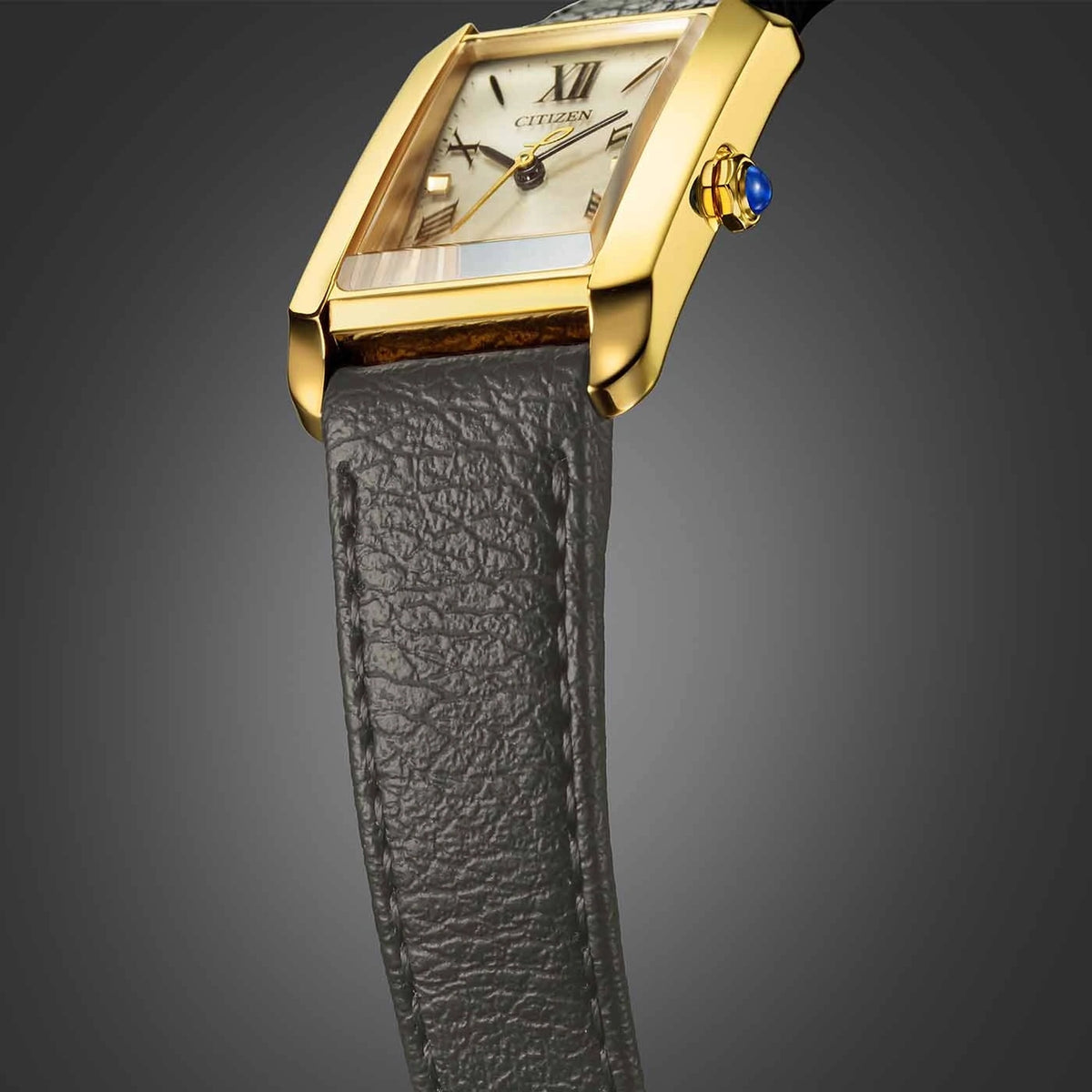 Citizen EW5622-09P dameshorloge 19,5 mm goudkleurig leer