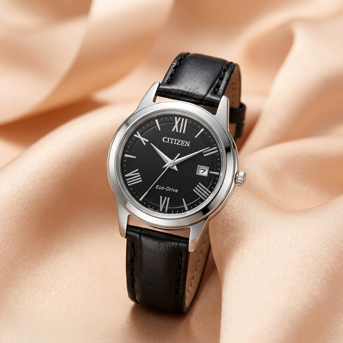 Montre Citizen FE1081-08E Eco-Drive 29.5mm Cuir Noir Femme