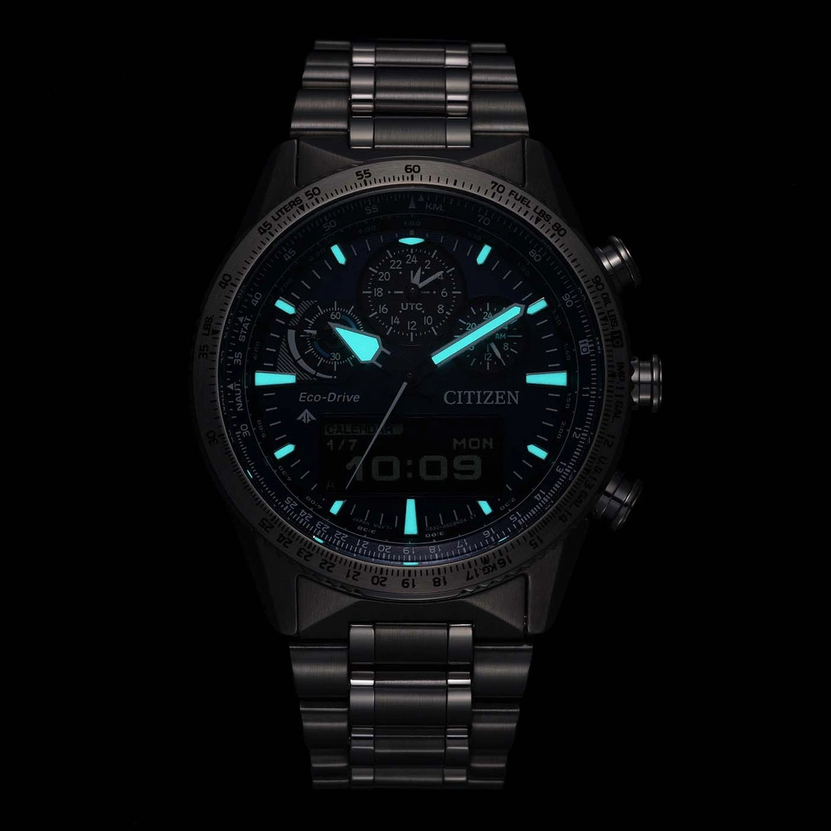 Citizen JV2000-51L Promaster Sky Eco-Drive 43mm Blauw Herenhorloge