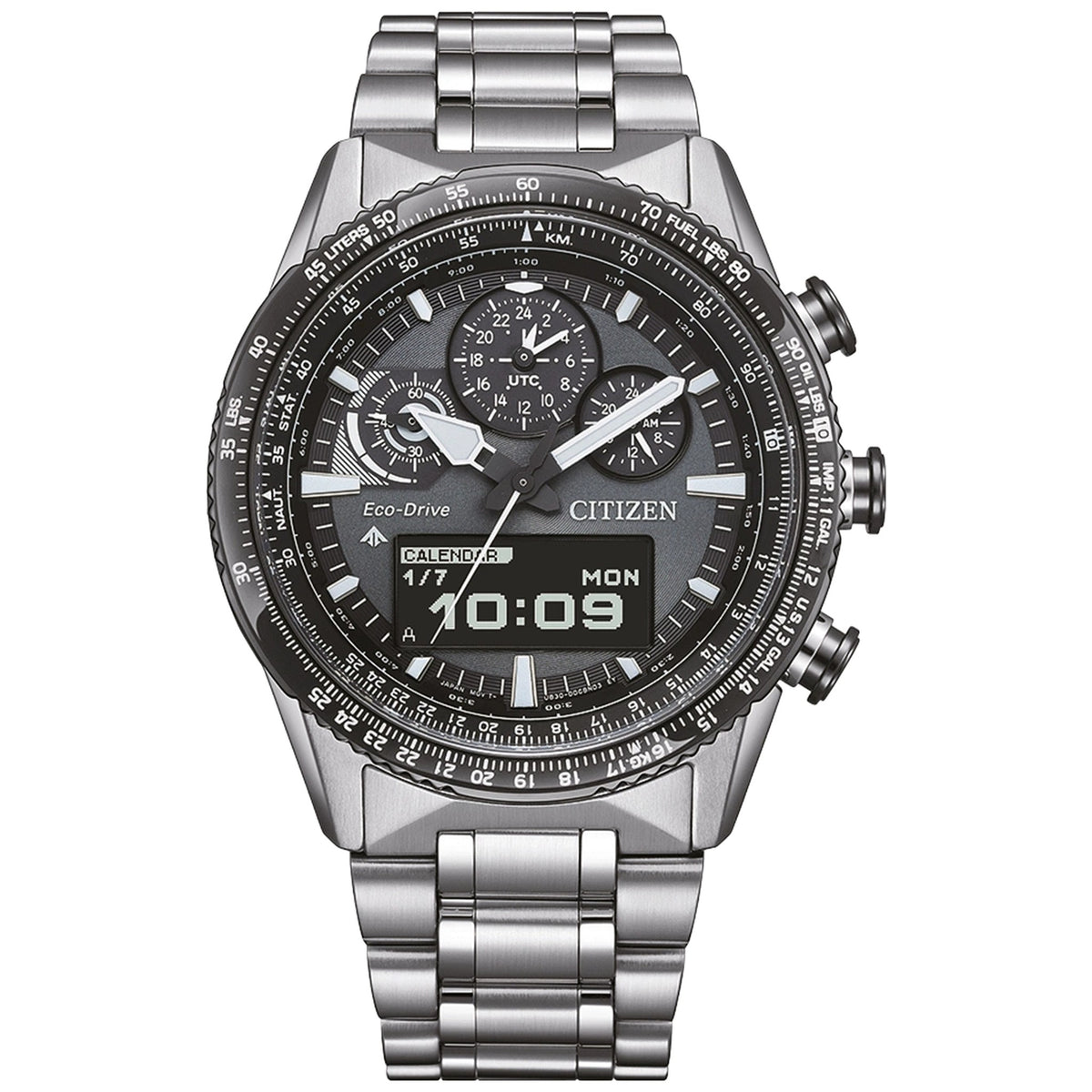 Montre Citizen JV2006-55H Sky Eco-Drive 43mm Gris Homme