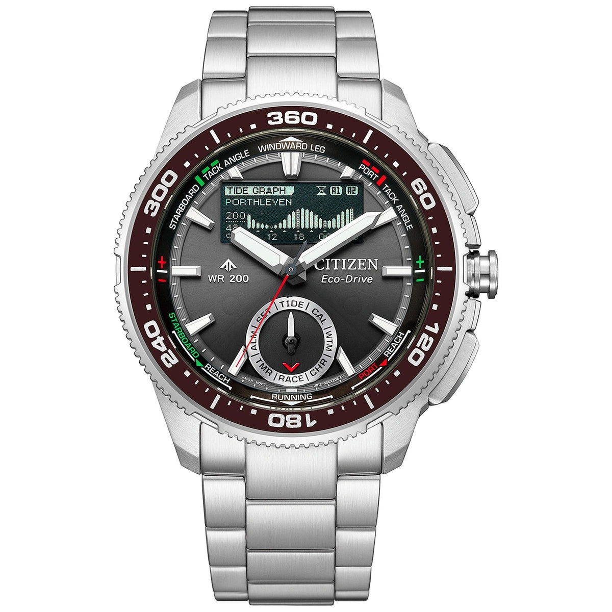 Montre Citizen JV3001-53E Wave Tracker Eco-Drive 42.4mm Noir Homme